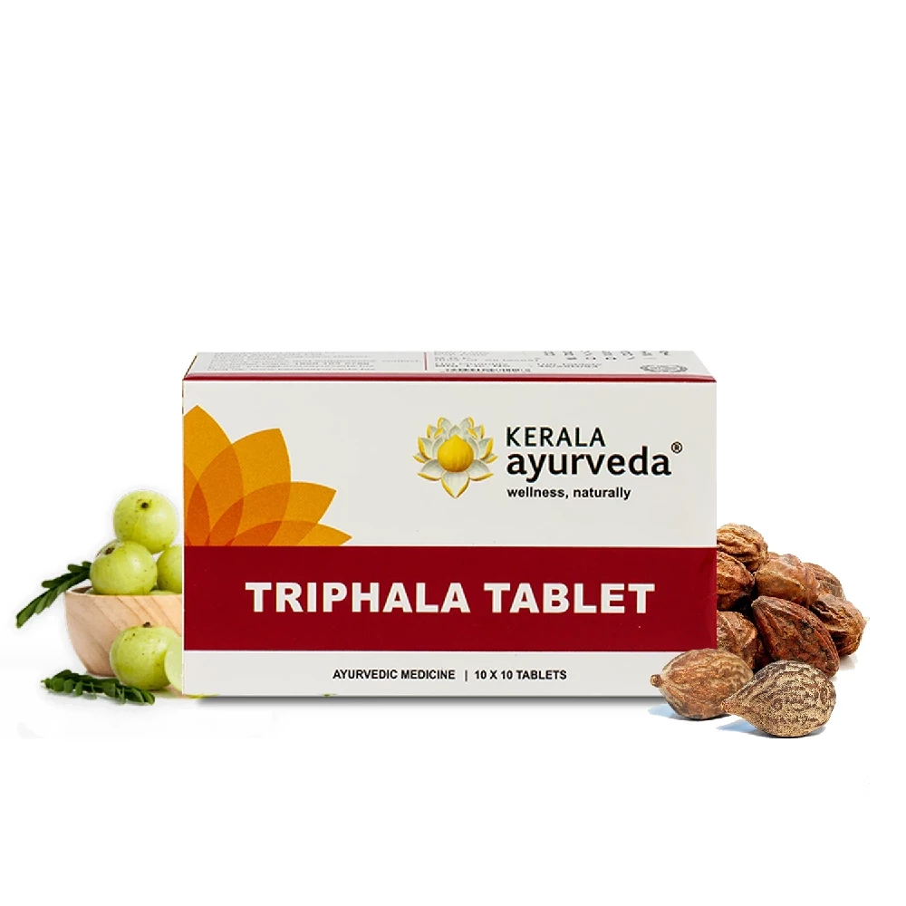 Kerala Ayurveda Triphala, 100 Tablets-1.webp